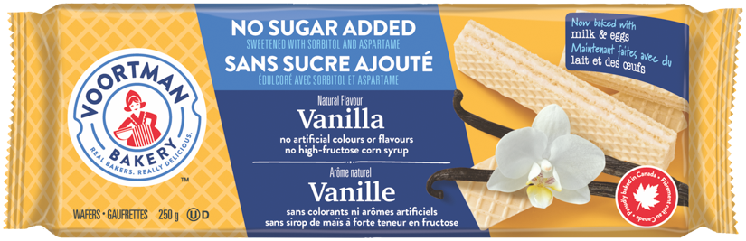 No Sugar Added Vanilla Wafers package