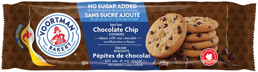 No Sugar Added Chocolate Chip package