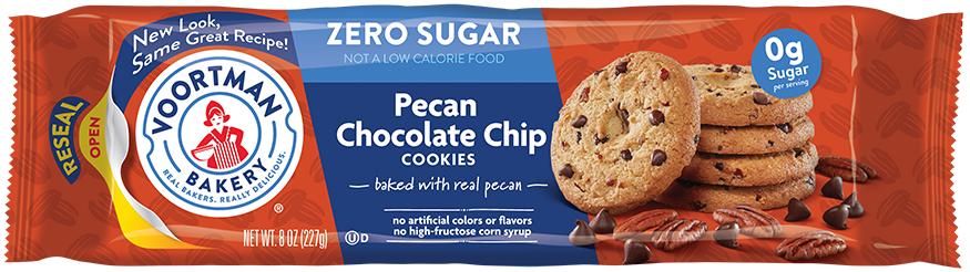 Zero Sugar Pecan Chocolate Chip package
