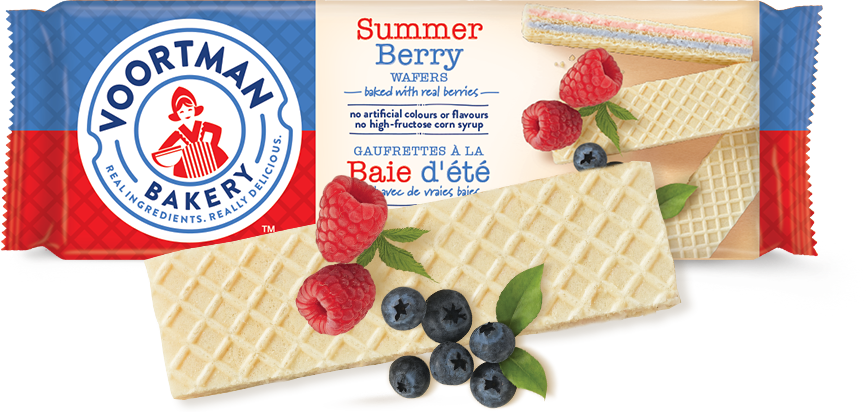 Summer Berry Wafers