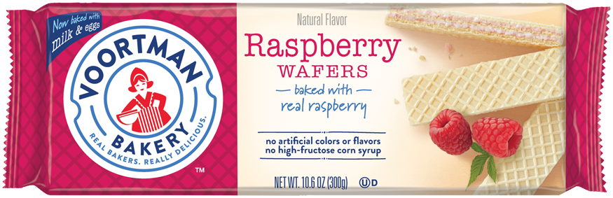 Raspberry Wafers package