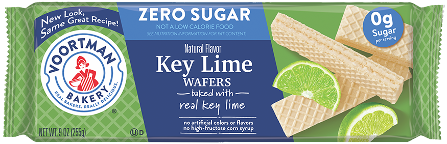 Zero Sugar Key Lime Wafers package